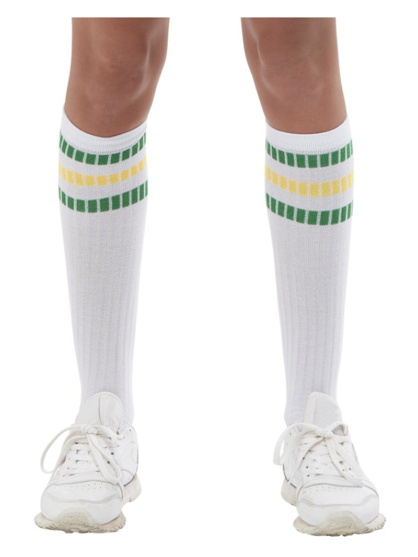 80s sports socks tilbehoer 80 er kostumetilbehoer
