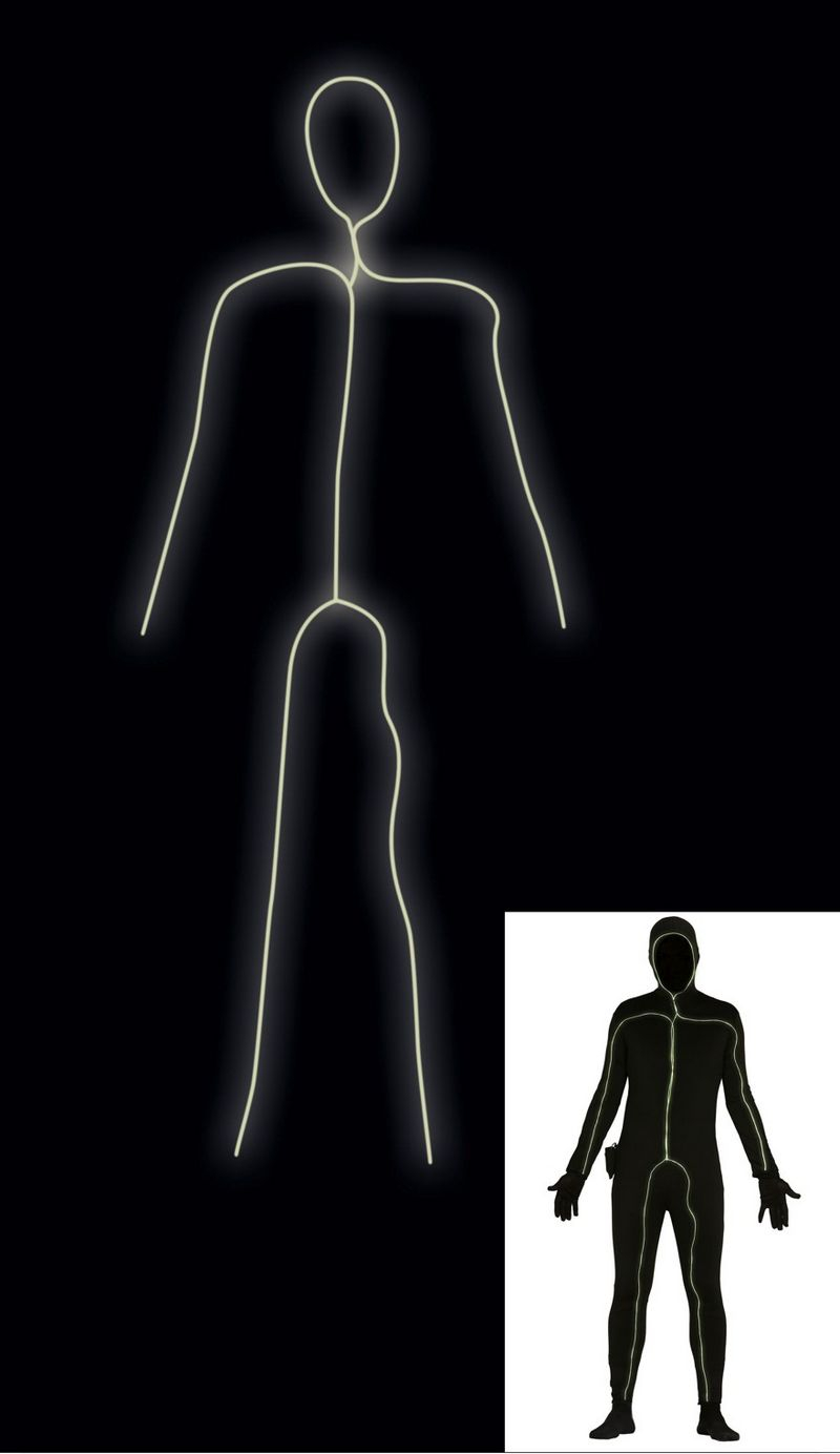 Selvlysende Stick Man - Temashop