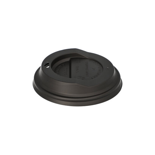 Kaffelåg Til Kaffebæger Sort - 50 stk (9 cm) - Temashop