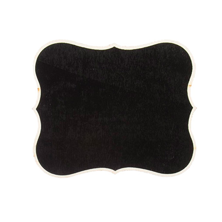 Vintage Tavle Sort/Hvid - 1 stk (10 x 12 cm) | Vintage theme Tavler - Temashop