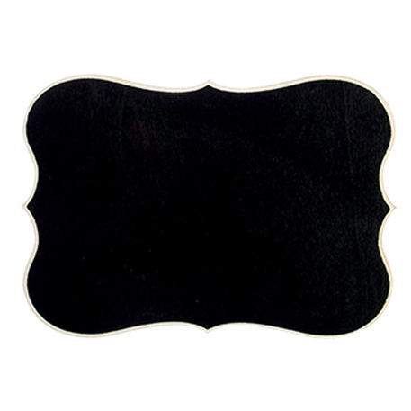 Vintage Tavle Sort/Hvid - 1 stk (14 x 20 cm) | Vintage theme Tavler - Temashop