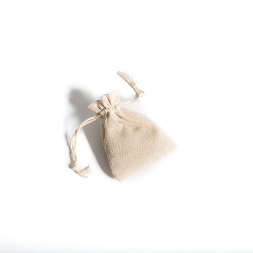 Stofposer Med Snørelukning Natur - 5 stk (7 x 9 cm) - Temashop