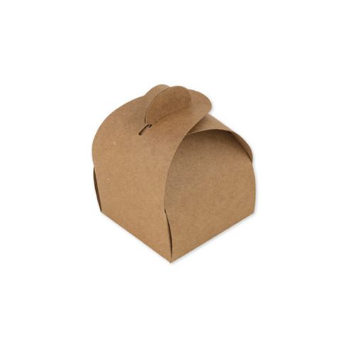 Afrundede Kraft Æsker - 10 stk (5 x 7 cm) | Brun Tema Æsker - Temashop