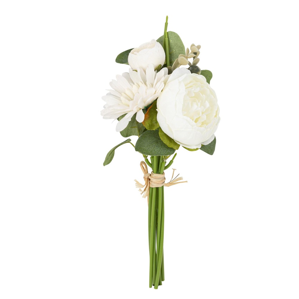 Kunstig Blomsterbuket Creme