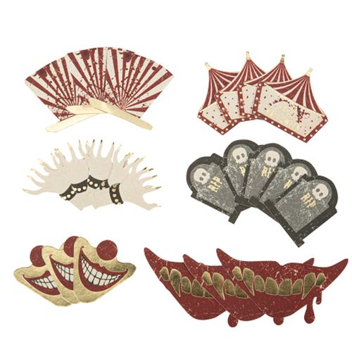 Cabinet Of Curiousities Halloween Bordkonfetti