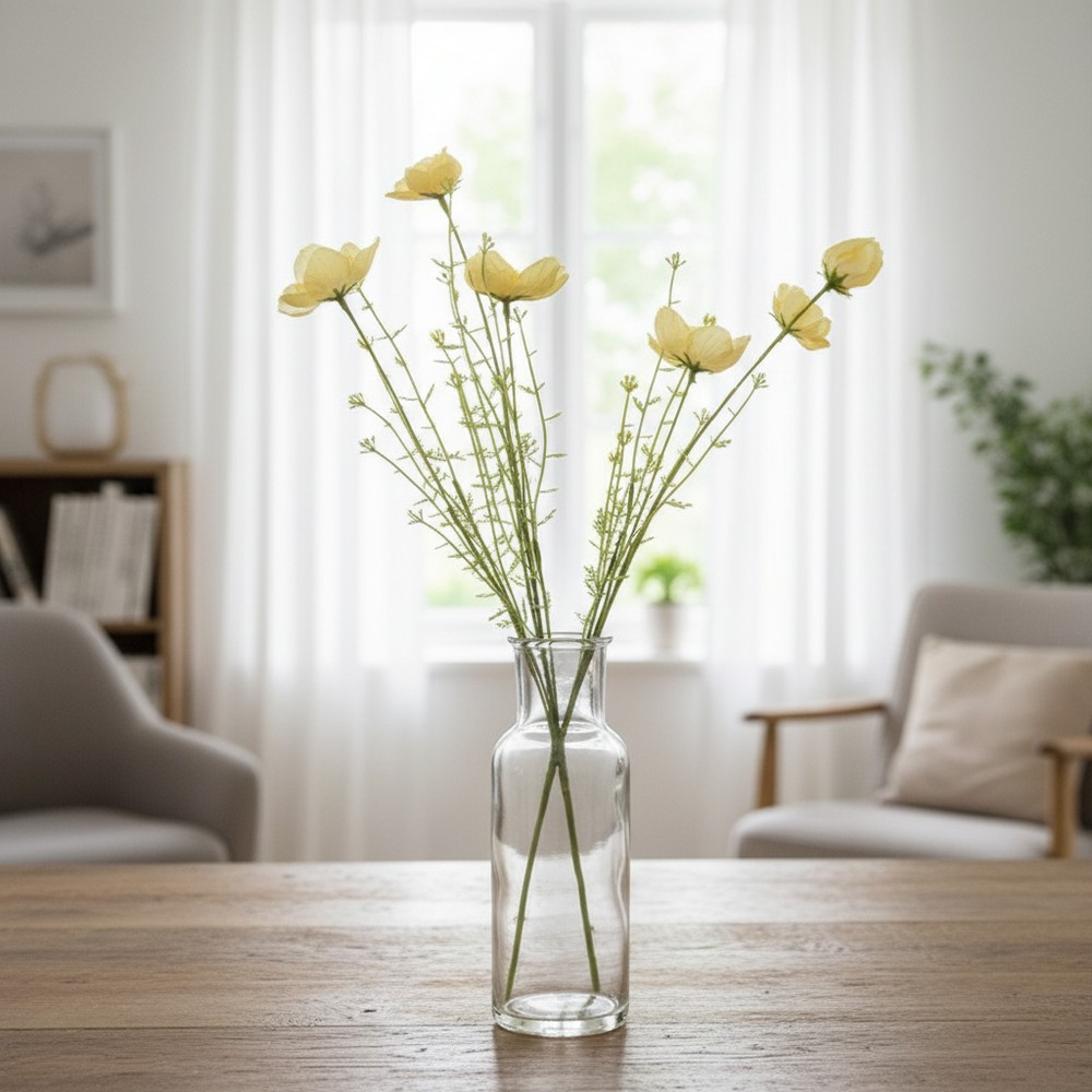 Vilde Blomster Buket Gul