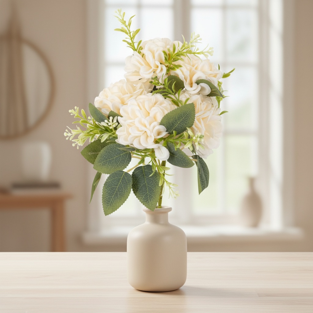 Nellike Blomsterbuket Cremehvid