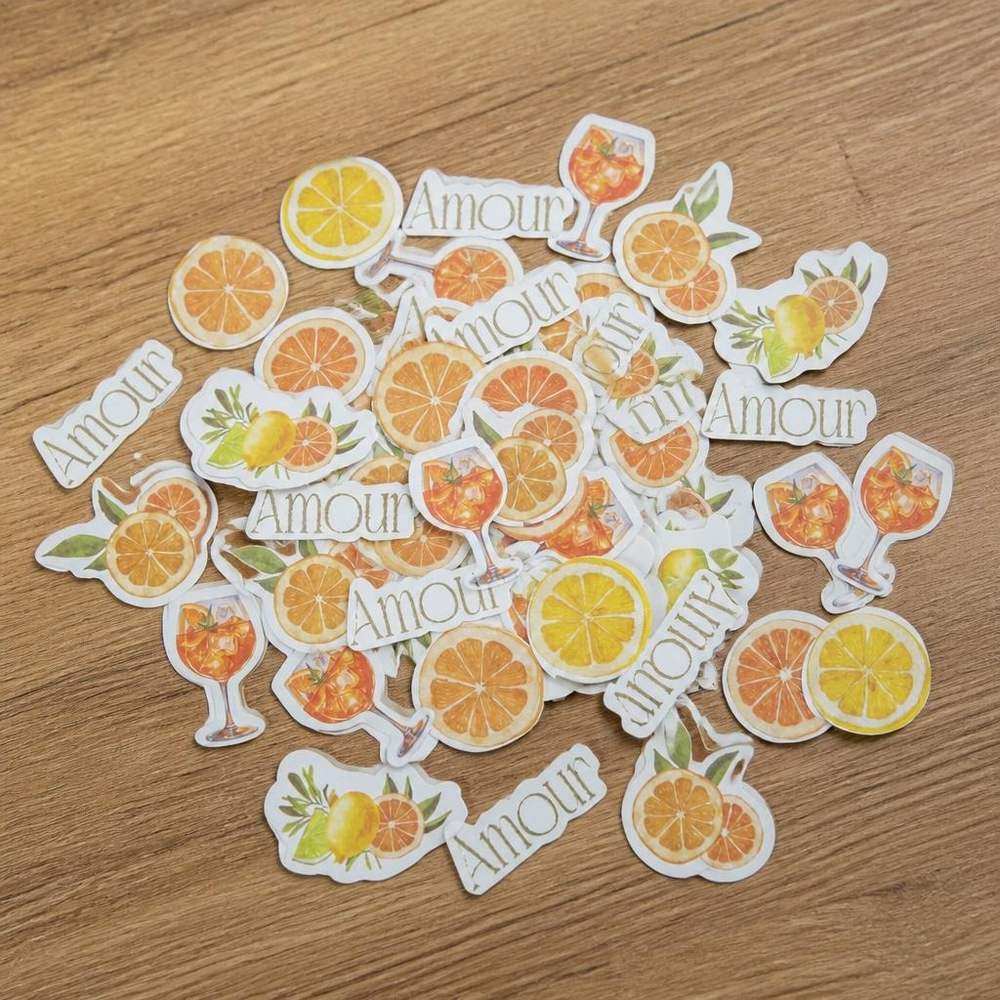 Amour Citrus Bordkonfetti - 100 stk (1,5-3 cm) | Frugt Konfetti - Temashop