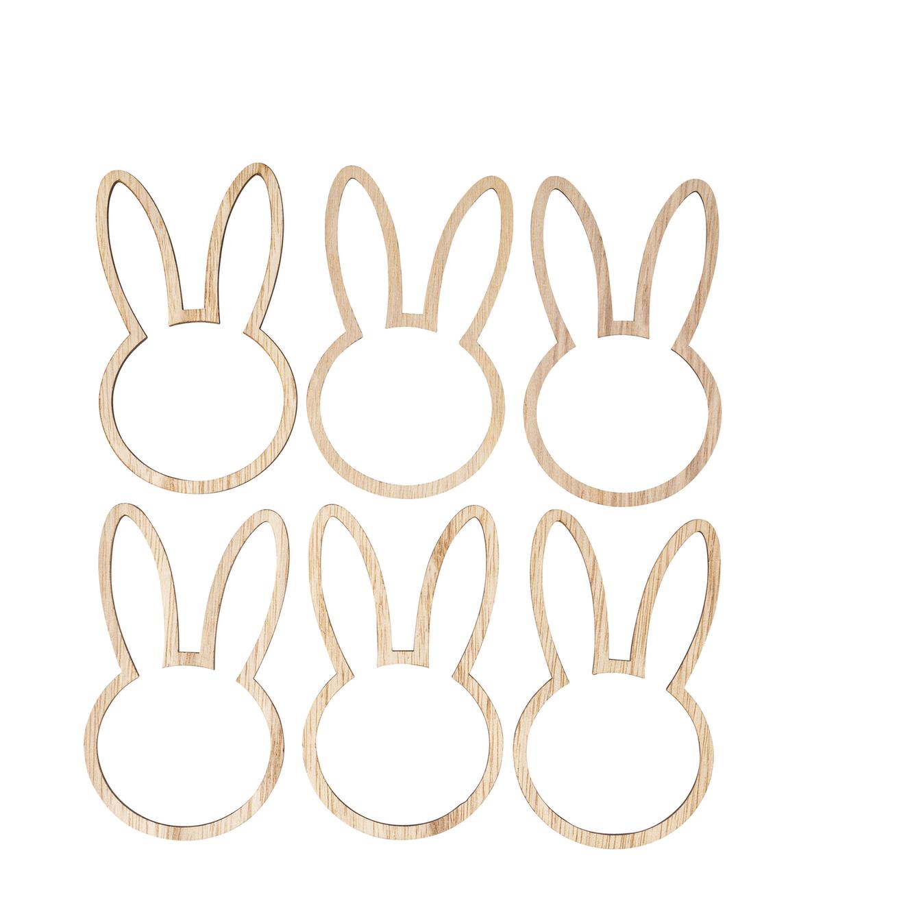 Kanin Servietringe Træ