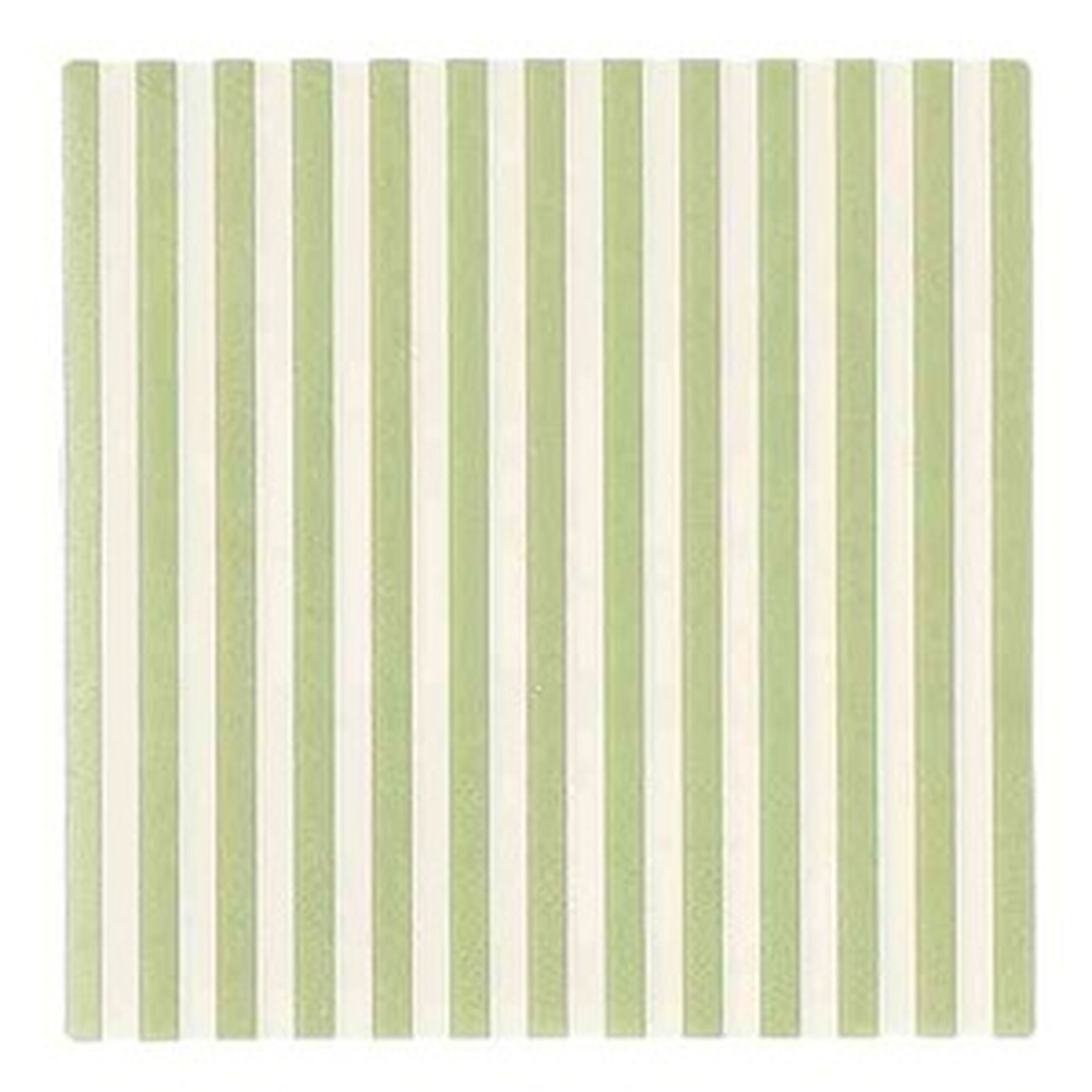 Fransk Have Cocktailservietter Grøn - 20 stk (24 x 24 cm) | Natur tema Servietter - Temashop