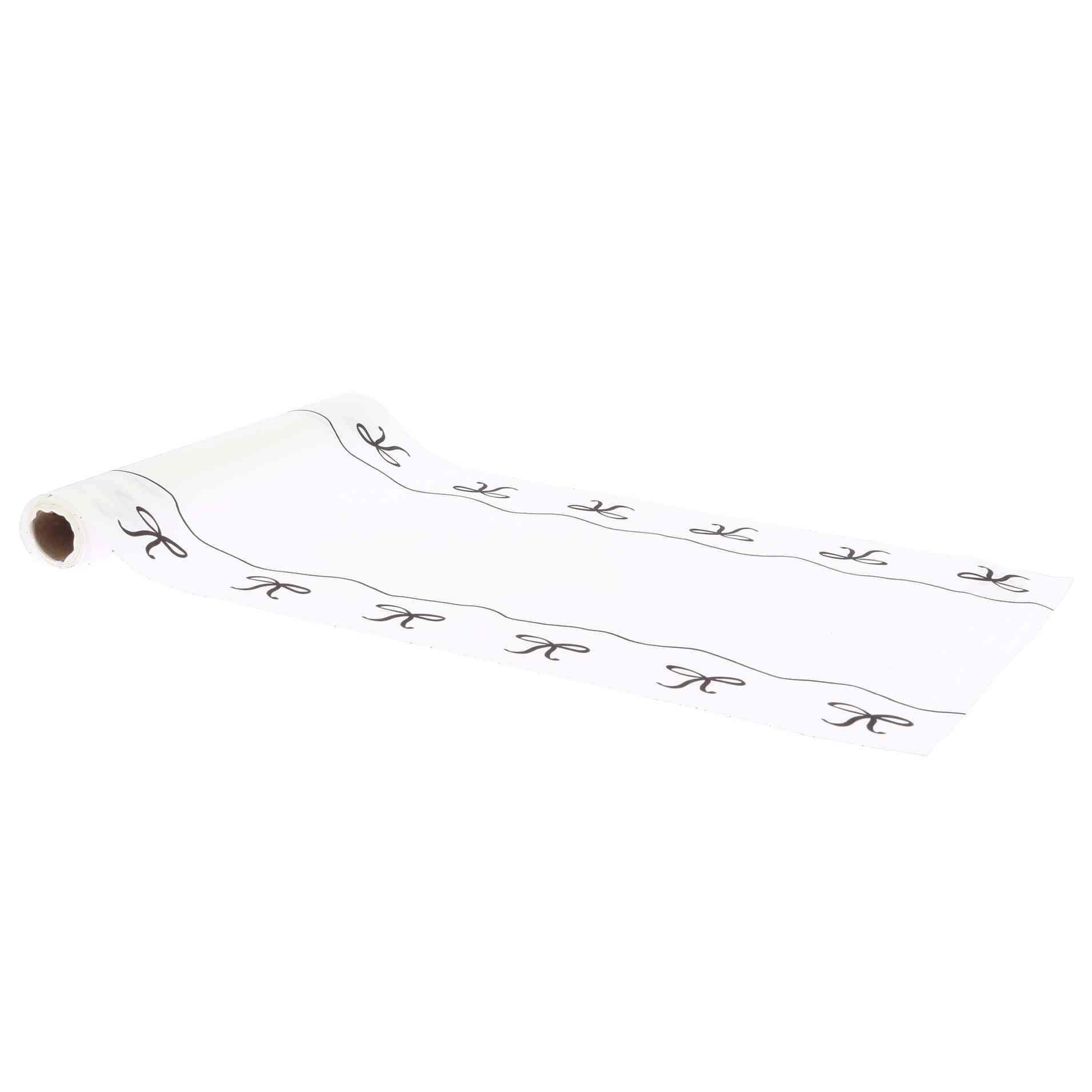 Små Sløjfer Bordløber Hvid/Sort