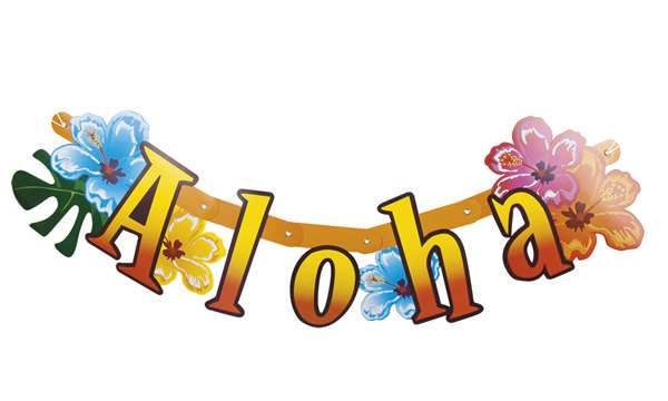 Aloha Hawaiiblomst Guirlande