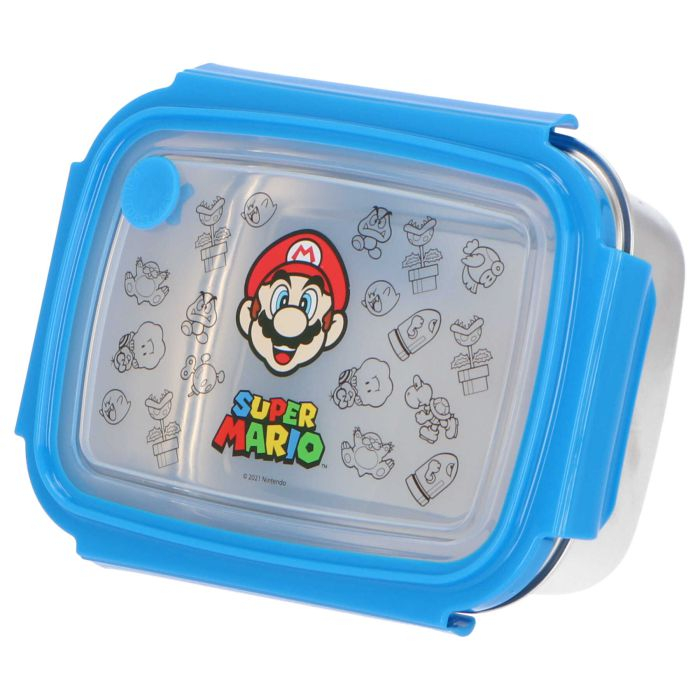 Super Mario Aluminium Madkasse (7 x 20 x 15 cm) | Super Mario Madkasser - Temashop