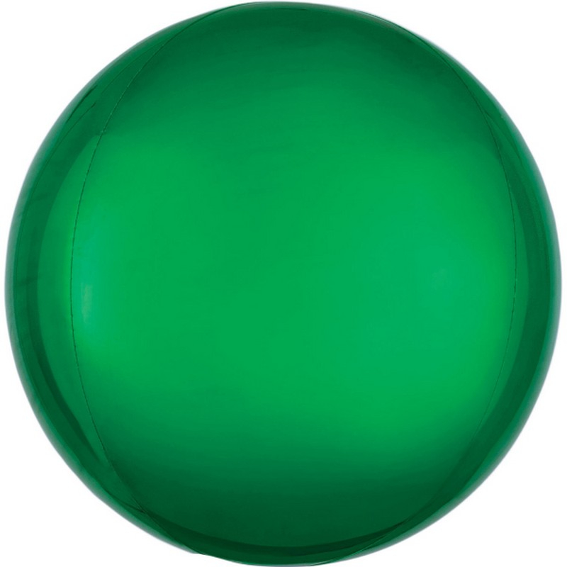 Orbz Folieballon Grøn - 1 stk (38 x 40 cm) | Grønt tema Folieballoner - Temashop