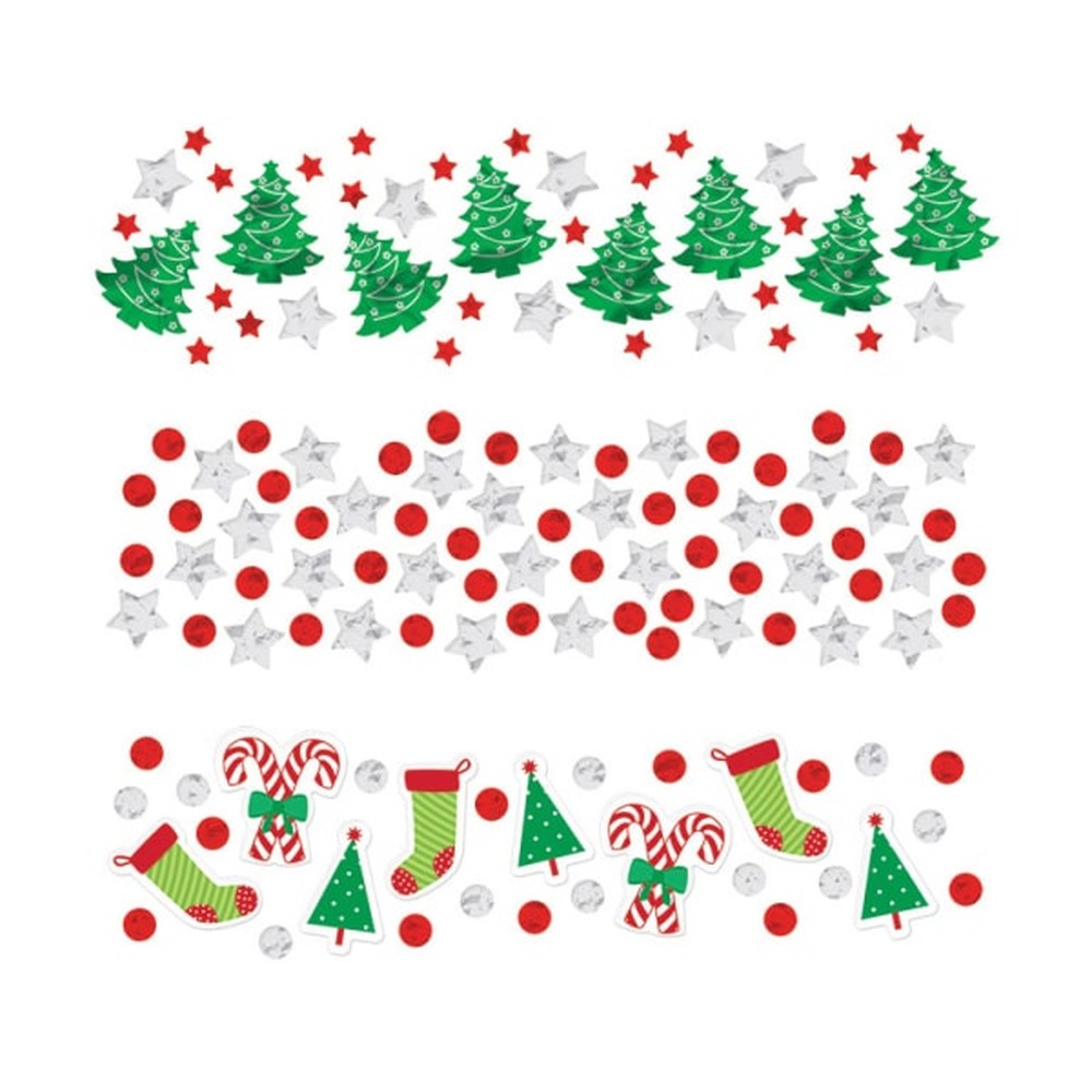 Jule Mix Bordkonfetti - 1 stk (34 g) | Julefrokost Konfetti - Temashop