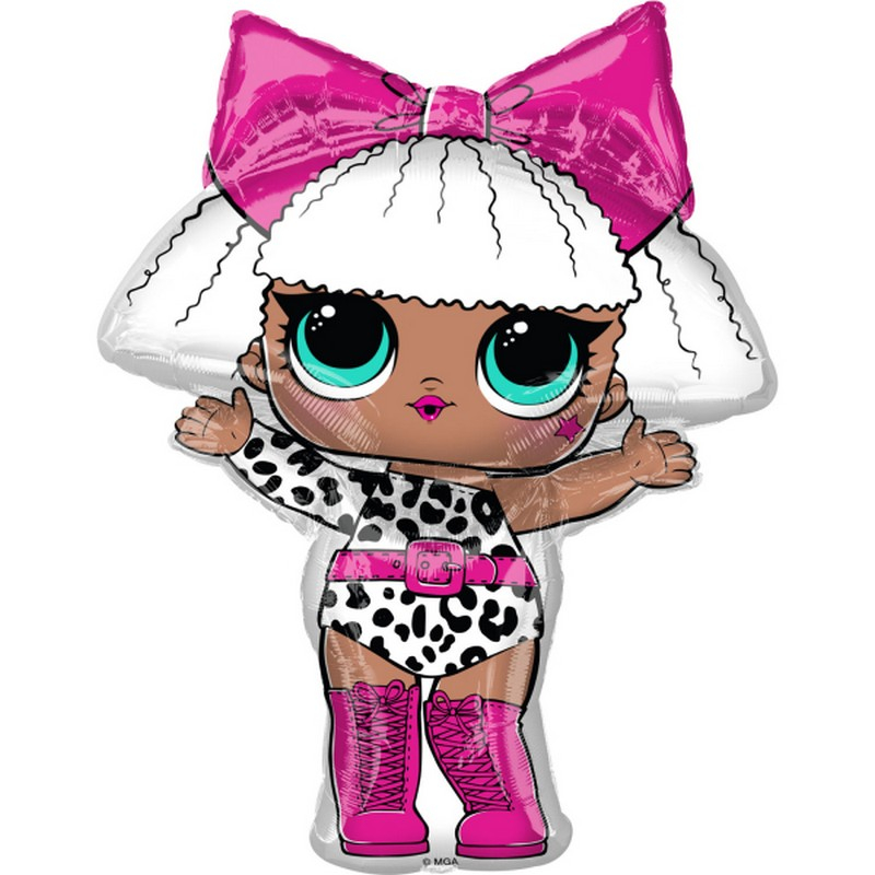 LOL Surprise SuperShape Diva Folieballon - 1 stk (68 x 86 cm) | LOL Folieballoner - Temashop