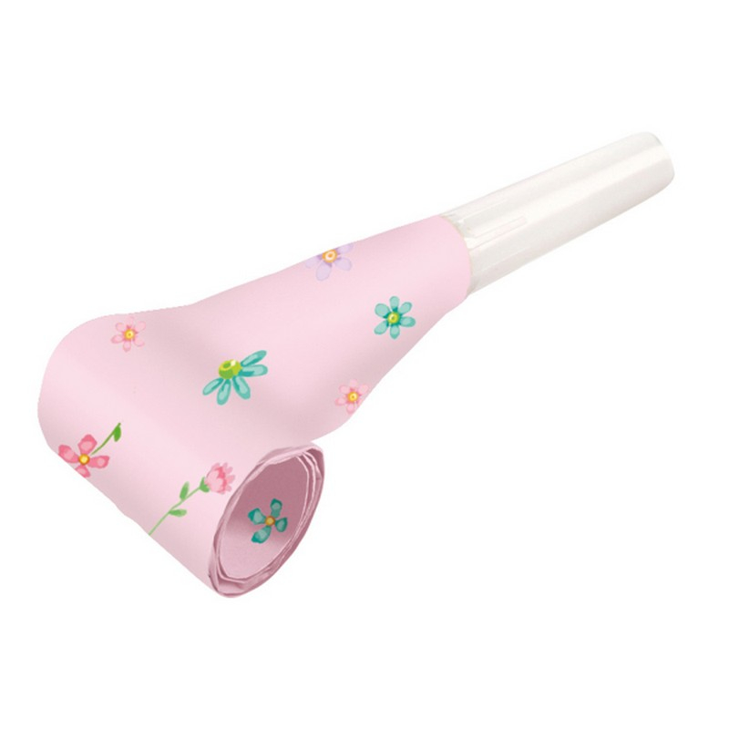 Blomster Ryslere Lyserød - 8 stk (30 cm) | Hest Ryslere / truthorn - Temashop