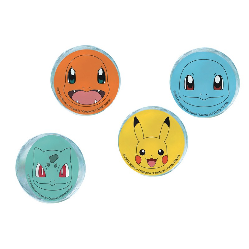 Pokémon Hoppebolde (4 cm) | Pokemon Aktivitetssæt - Festtilbehør - Temashop