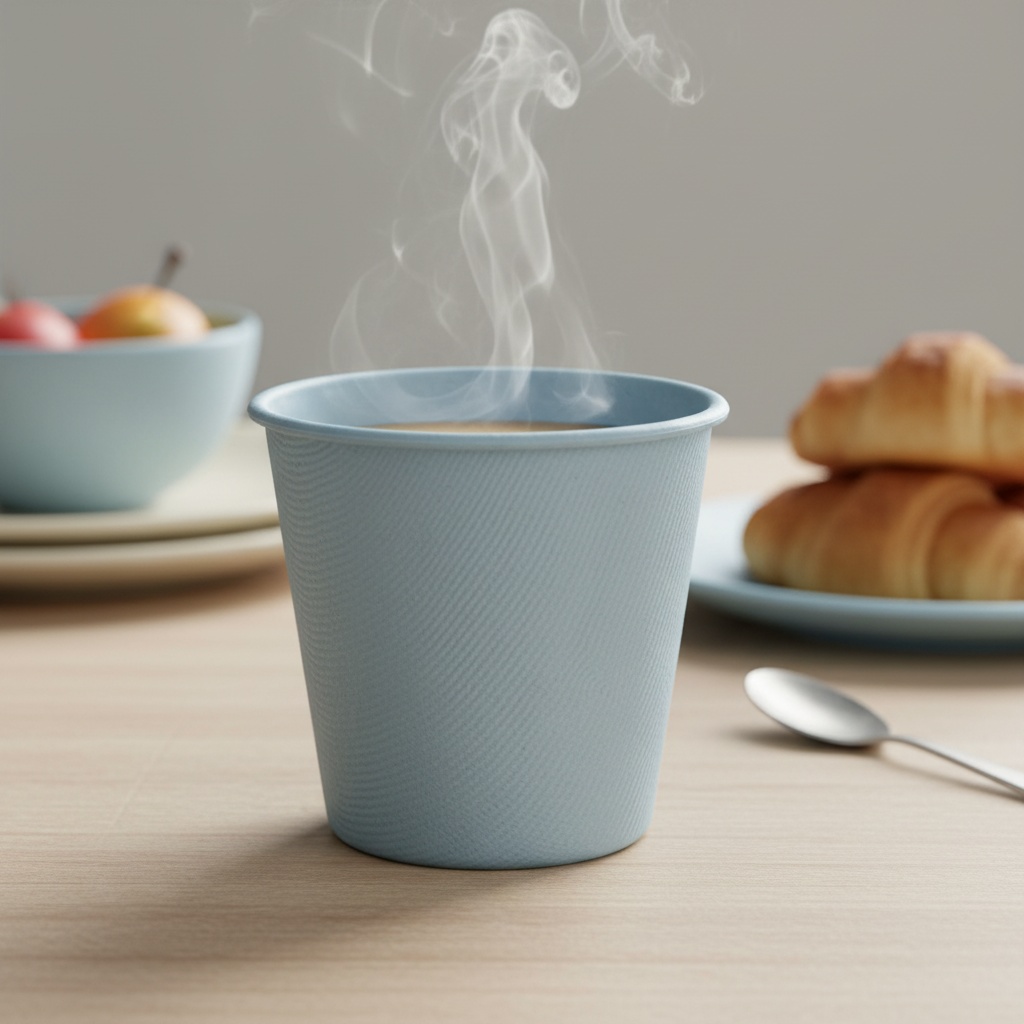 Sukkerrør Krus Blå - 6 stk (310 ml) | Blåt tema Krus - Temashop