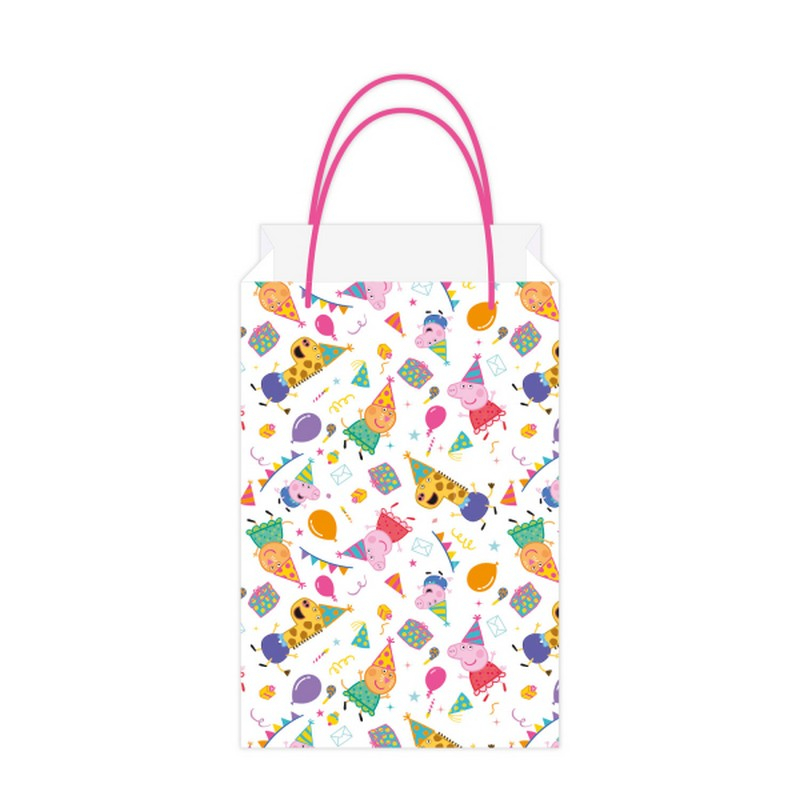 Gurli Gris Gaveposer - 8 stk (12,7 x 21,5 cm) | Gurli Gris Poser / Goodiebags - Temashop