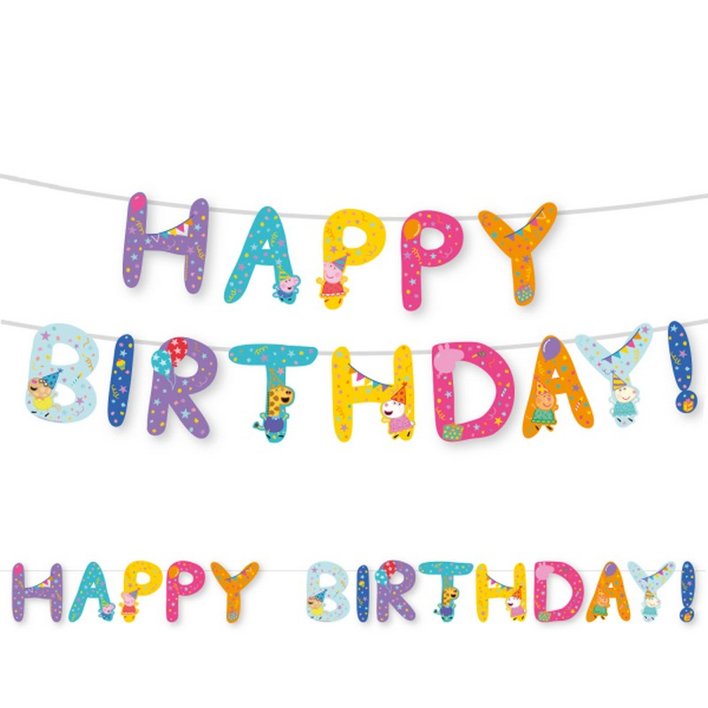 Gurli Gris® Happy Birthday Guirlande