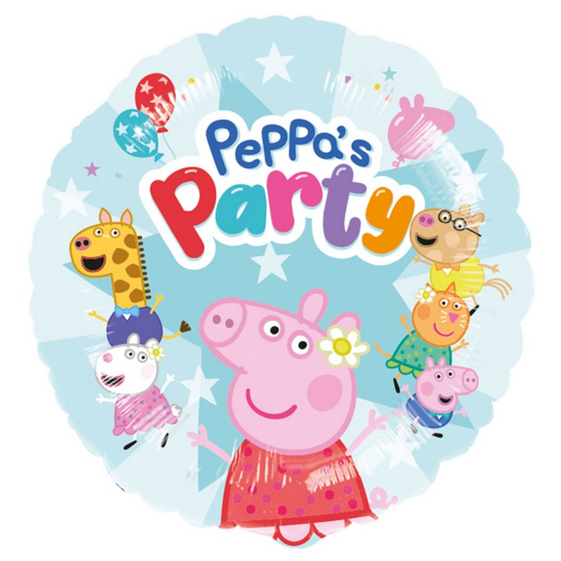 Gurli GrisÂ® Peppa&#39;s Party Folieballon
