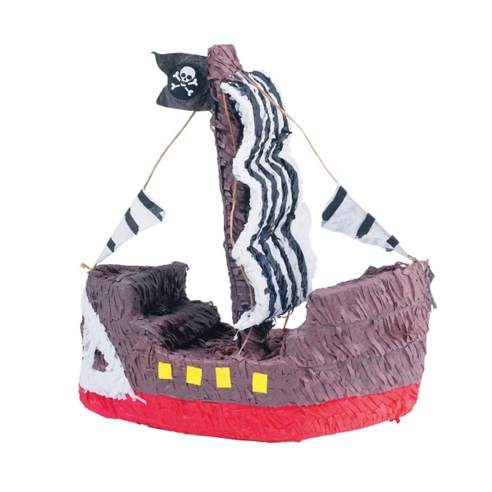Pirat Skib Piñata - 1 stk (39,3 x 44,4 x 19 cm) | Pirat Pinata - Temashop
