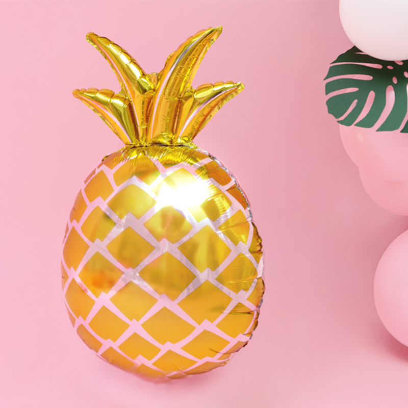 Ananas Folieballon Guld