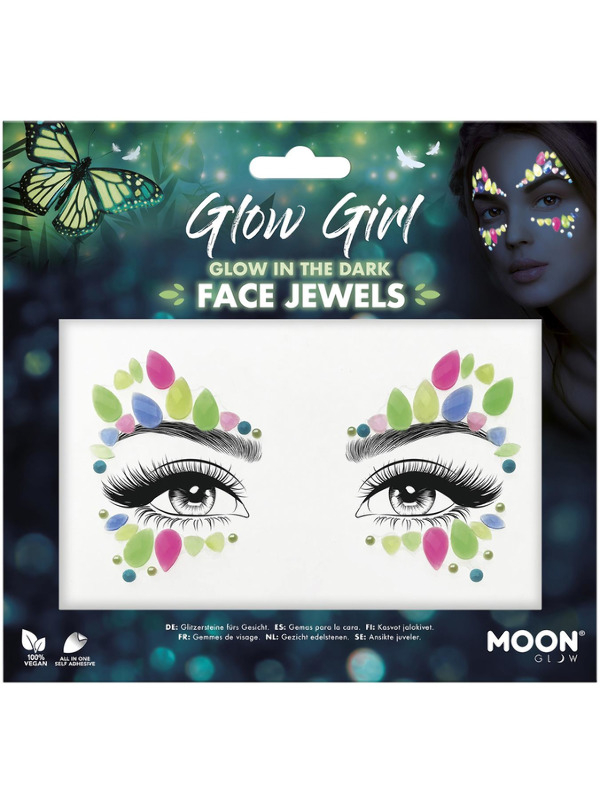 Ansigtssmykker Glow Girl | Smykkesæt - Smykker - Temashop