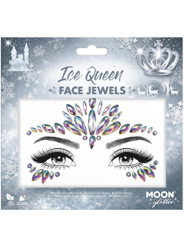 Ansigtssmykker Ice Queen | Dronning Sminke / Makeup - Makeup & Negle - Temashop