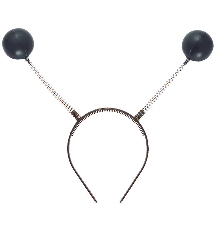 Antenne Hårbøjle Sort | Mariehøne Hårbøjle / Pandebånd / Hårbånd - Hovedtilbehør - Temashop