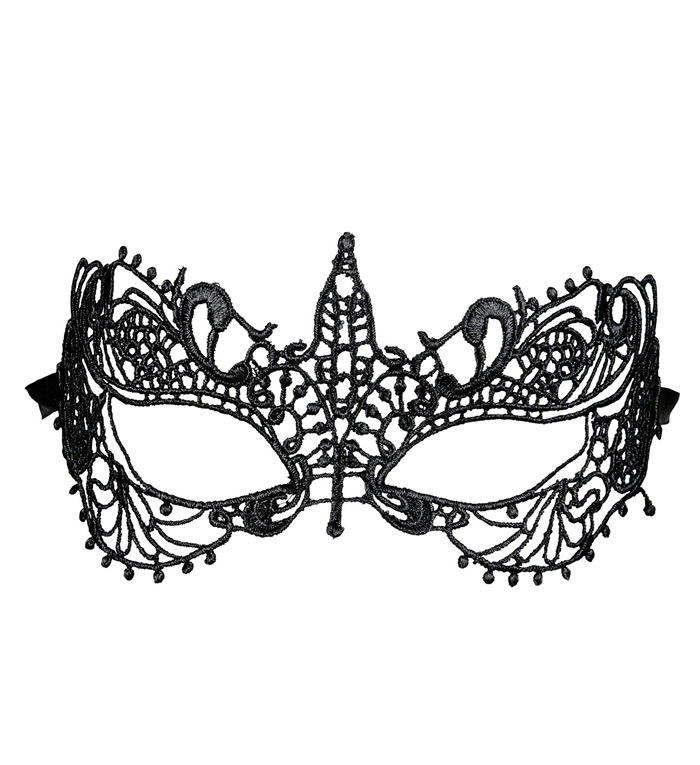 Antik Sort Øjenmaske | Masquerade Maske - Hovedtilbehør - Temashop