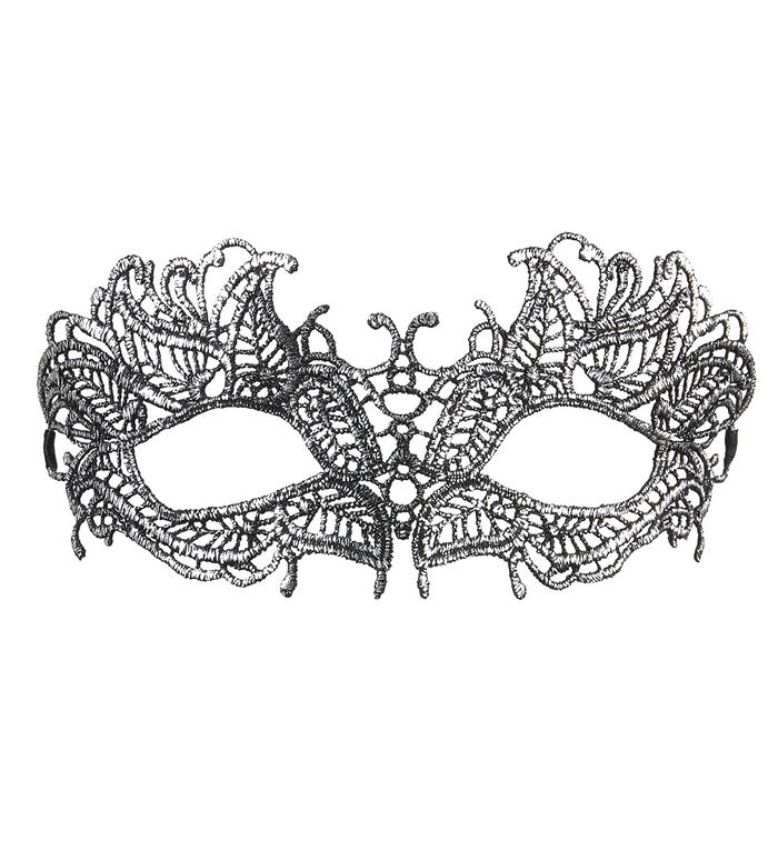 Antik Øjenmaske Sølv | Masquerade Maske - Hovedtilbehør - Temashop