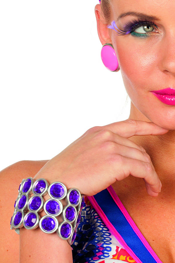 Armbånd Sten Lilla | 90'erne Retro Armbånd - Beklædning - Temashop