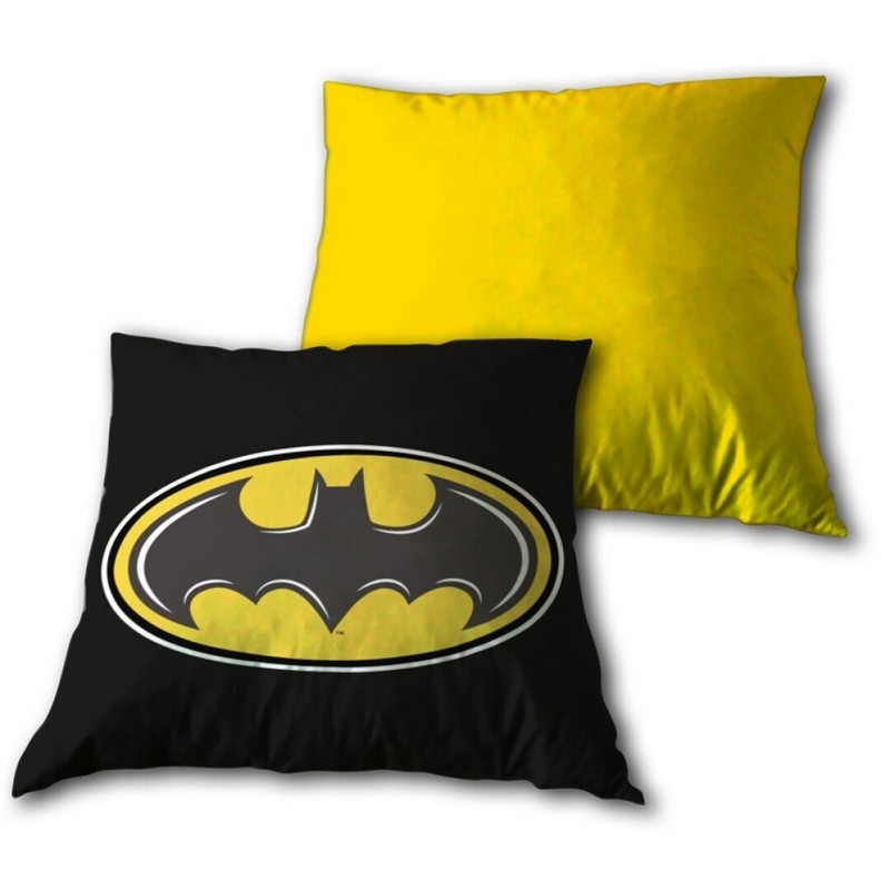 Batman Pude Sort/Gul (35 x 35 cm) | Batman Puder - Temashop