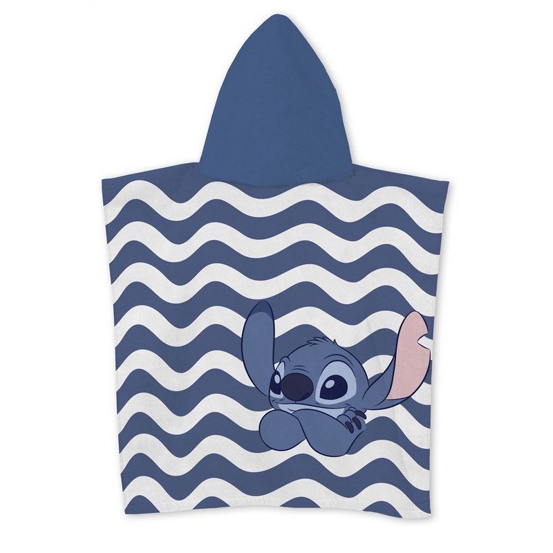 Stitch Surf Håndklædeponcho (55 x 110 cm) | Stitch Hoodie - Temashop