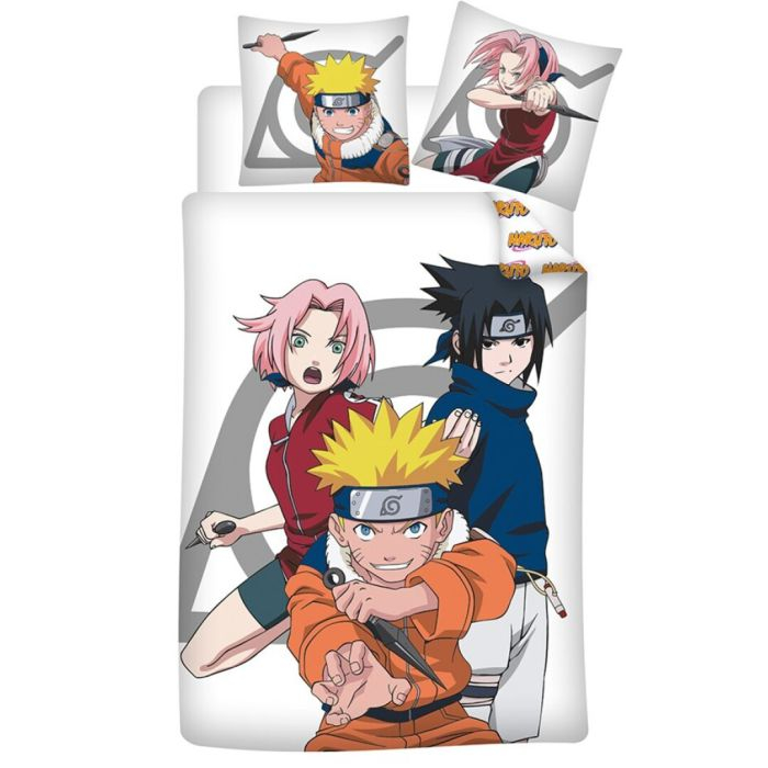 Naruto Sengetøj (140 x 200 & 65 x 65 cm) | Naruto Sengetøj - Temashop