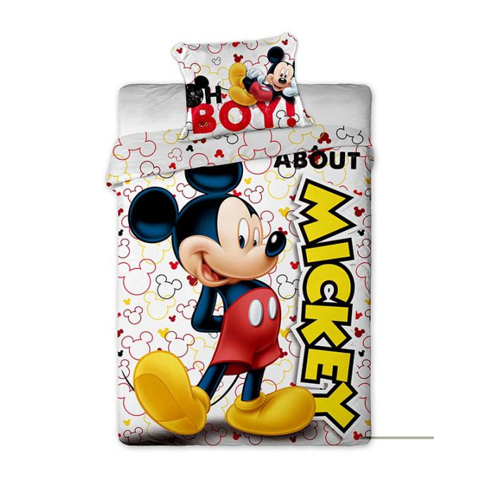 Mickey Mouse Sengetøj (63 x 63 cm) | Mickey Mouse Sengetøj - Temashop