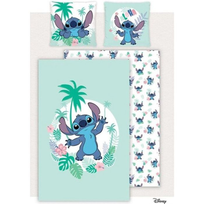 Lilo & Stitch Sengetøj (140 x 200 & 65 x 65 cm) | Lilo & Stitch Sengetøj - Temashop