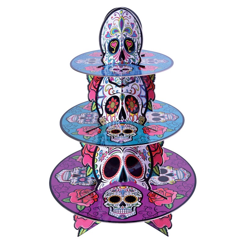 Day Of The Dead Cupcake Kagestand