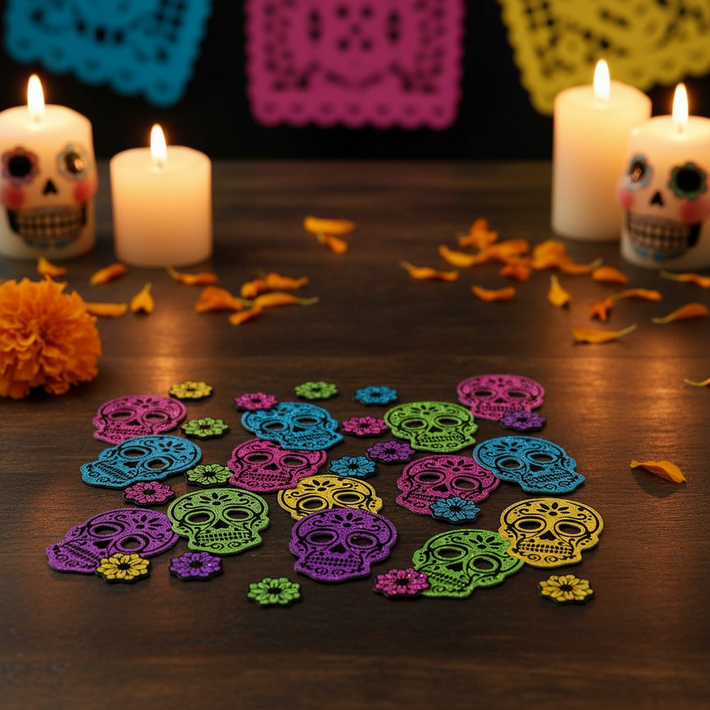 Day Of The Dead Glitter Konfetti