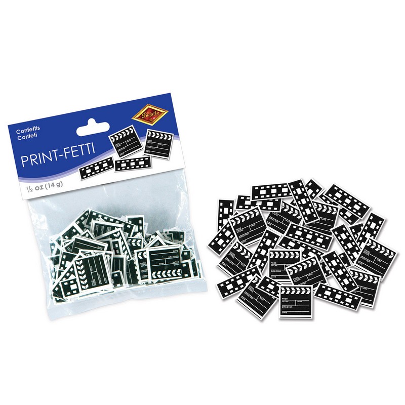 Hollywood Klaptræ Konfetti - 1 pakke | Hollywood Konfetti - Temashop