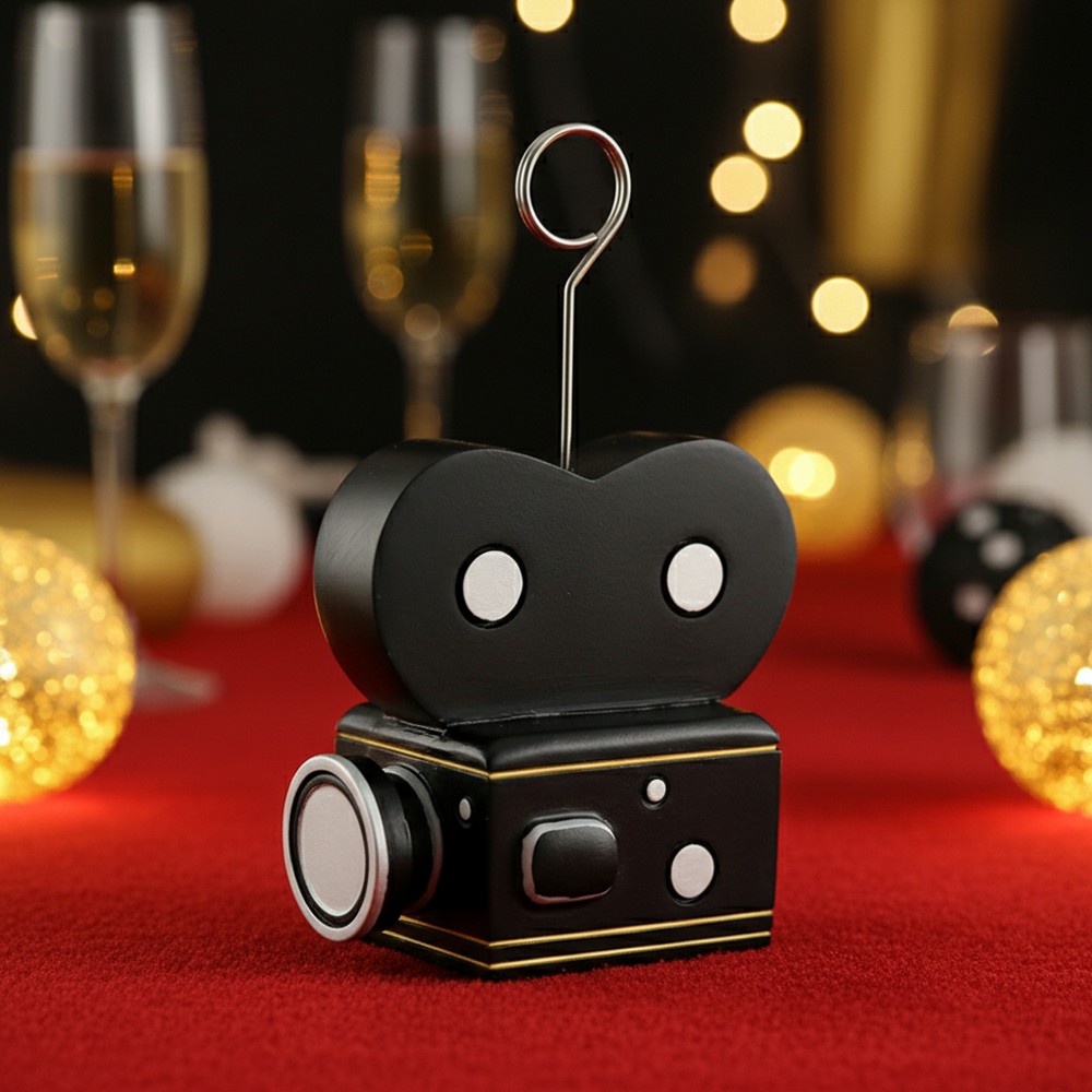 Filmkamera Ballonvægt - 1 stk (6 cm) | Hollywood Ballonvægte - Temashop