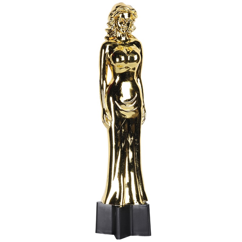 Hollywood Dame Statuette Guld