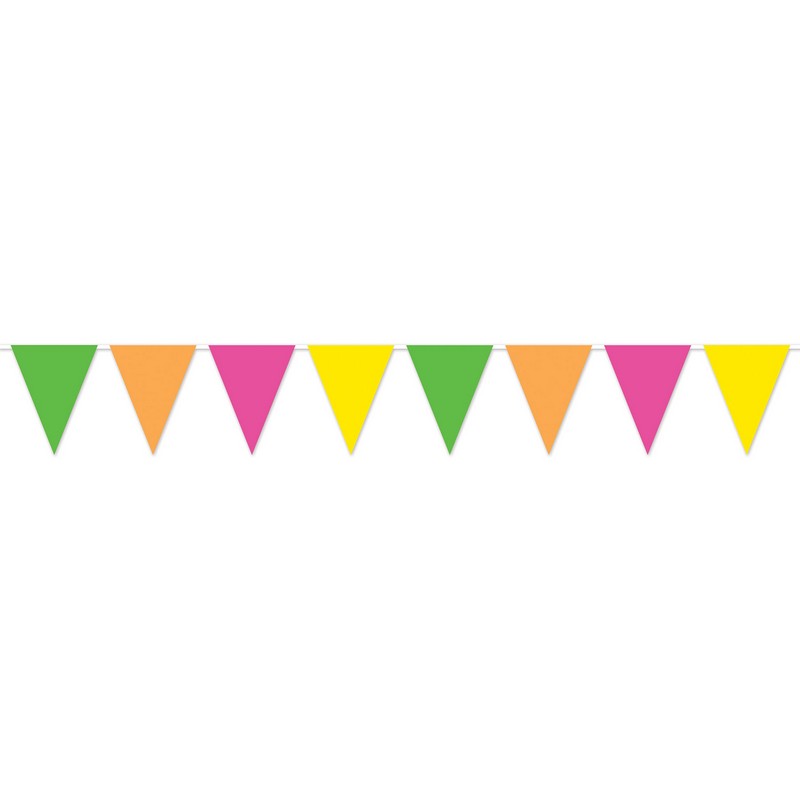 Karneval Vimpelguirlande Neon