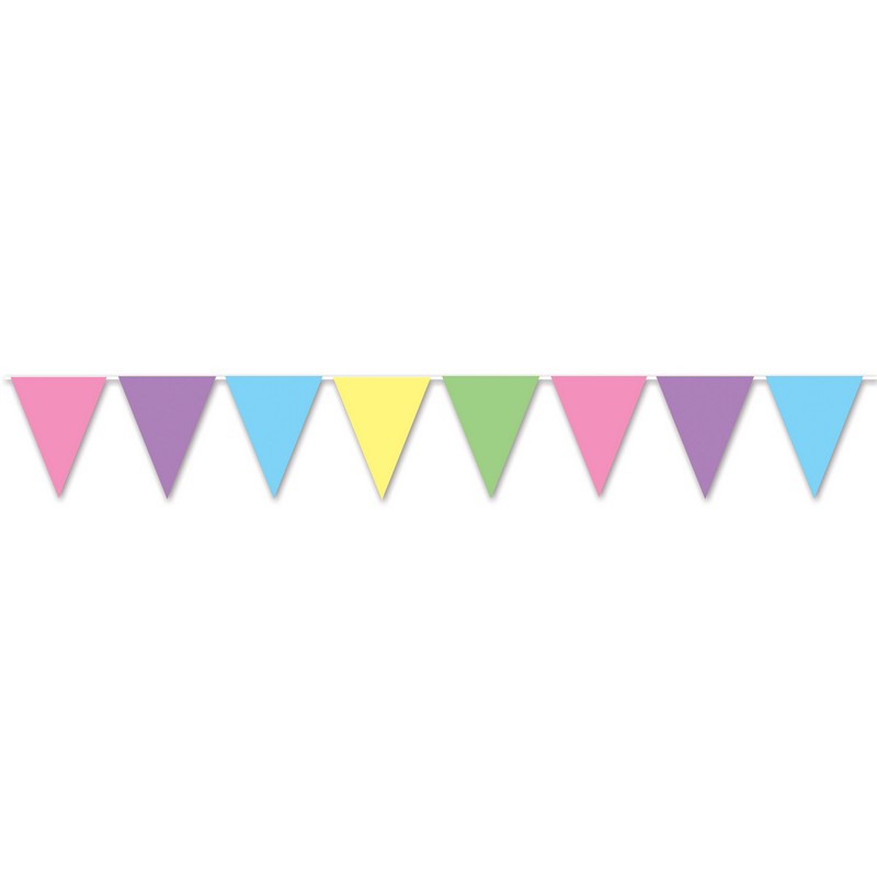 Karneval Vimpelguirlande Pastel
