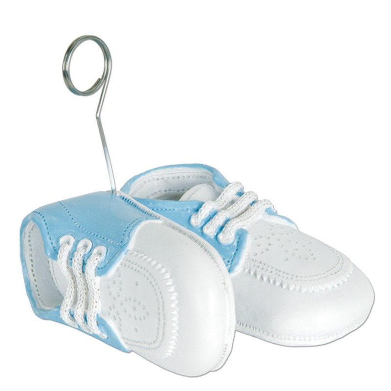 Babysko Ballonvægt Lyseblå - 1 stk (6 cm) | Babyshower Ballonvægte - Temashop