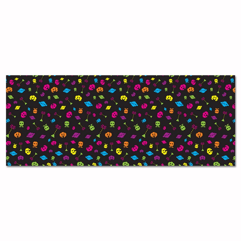 80's Vægbaggrund Neon - 1 stk (121,9 x 914,4 cm) | 80'erne Totally Vægbaggrunde - Temashop