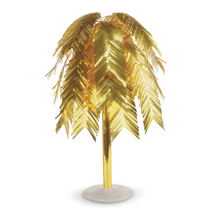 Metallisk Springvand Bordpynt Guld - 1 stk (61 cm) | Guld tema Centerpieces - Temashop