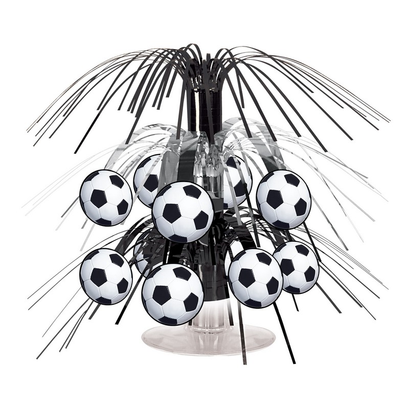 Fodbold Springvand Bordpynt - 1 stk (19,1 cm) | Fodbold Centerpieces - Temashop